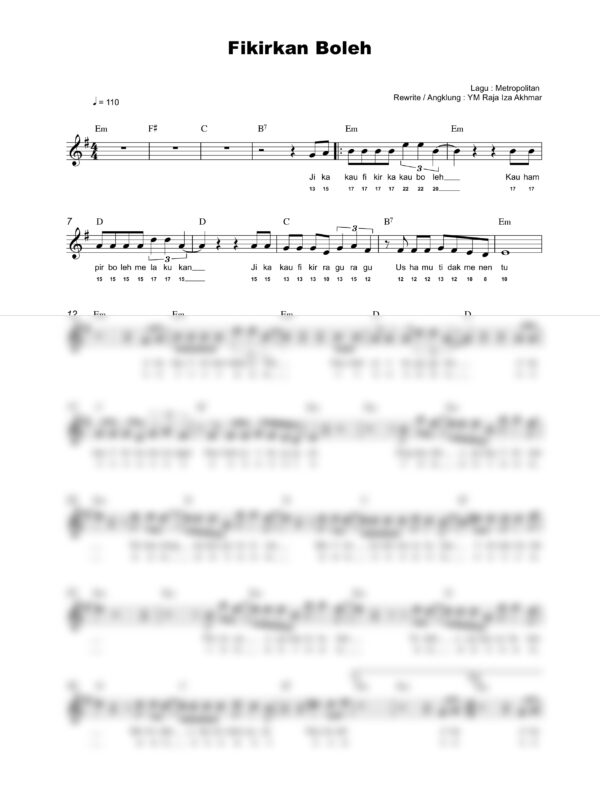 10. Lagu Patriotik - FIKIRKAN BOLEH - Full Score_product_preview Lagu Patriotik : Fikirkan Boleh