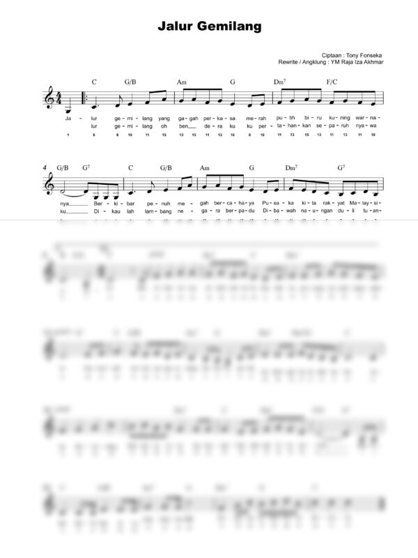 16. Lagu Patriotik - JALOR GEMILANG - Full Score_product_preview Lagu Patriotik : Jalor Gemilang