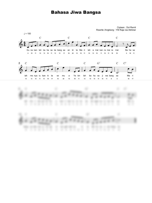2. Lagu Patriotik - BAHASA JIWA BANGSA - Full Score_product_preview Lagu Patriotik : Bahasa Jiwa Bangsa