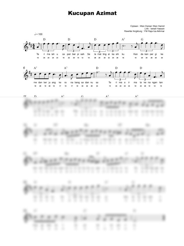 21. Lagu Patriotik - KUCUPAN AZIMAT - Full Score_product_preview Lagu Patriotik : Kucupan Azimat