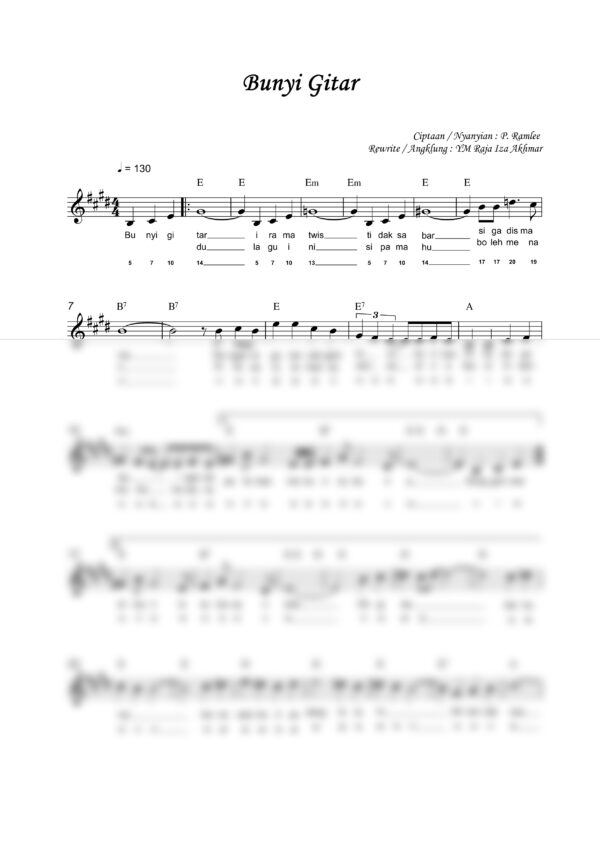 P. Ramlee : Bunyi Gitar