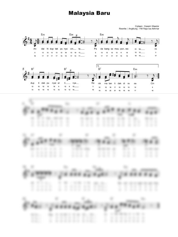 23. Lagu Patriotik - MALAYSIA BARU - Full Score_product_preview Lagu Patriotik : Malaysia Baru