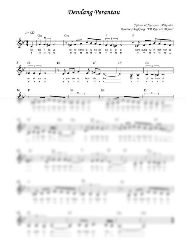 24. P. Ramlee - Dendang Perantau - Full Score_product_preview P. Ramlee : Dendang Perantau