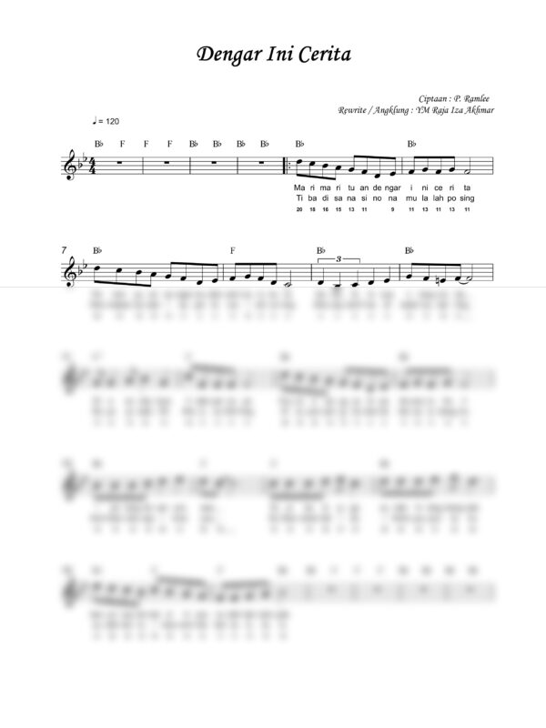 25. P. Ramlee - Dengar Ini Cerita - Full Score_product_preview P. Ramlee : Dengar Ini Cerita