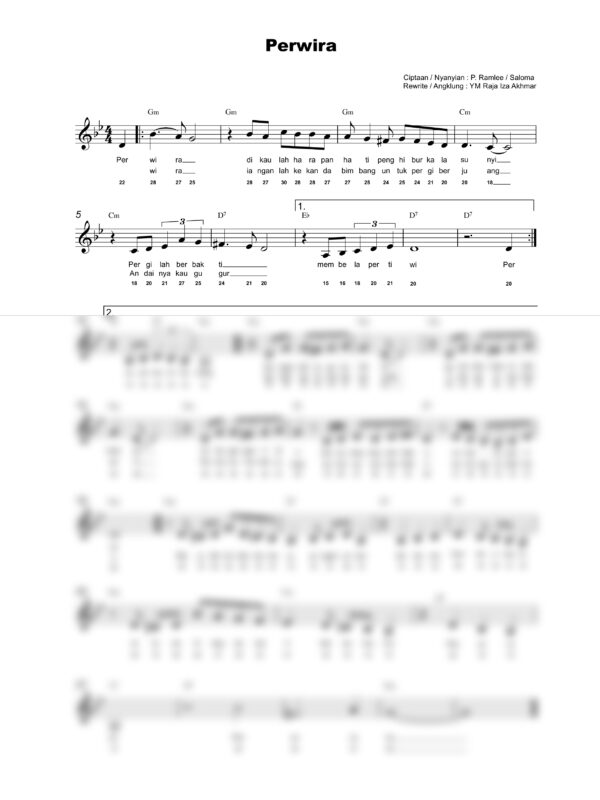 31. Lagu Patriotik - PERWIRA - Full Score_product_preview Lagu Patriotik : Perwira