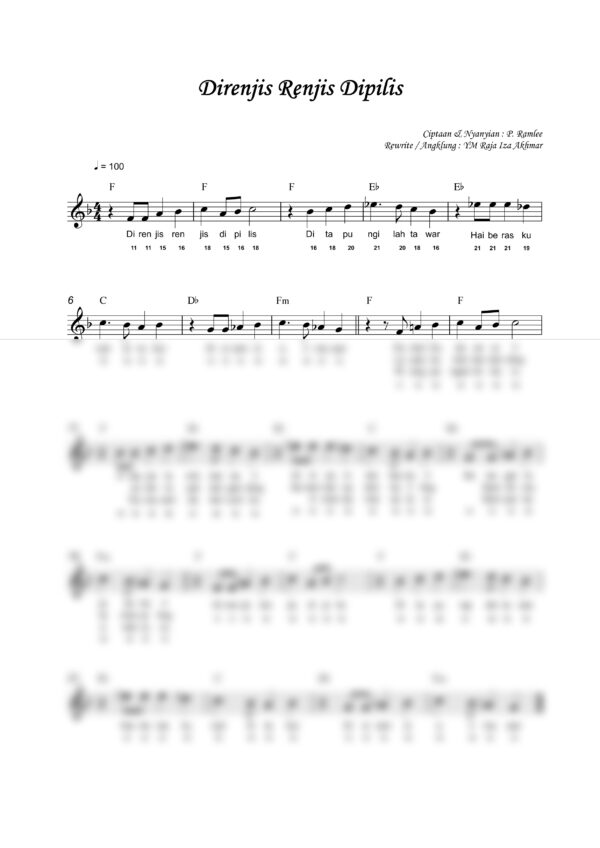 P. Ramlee : Direnjis Renjis Dipilis