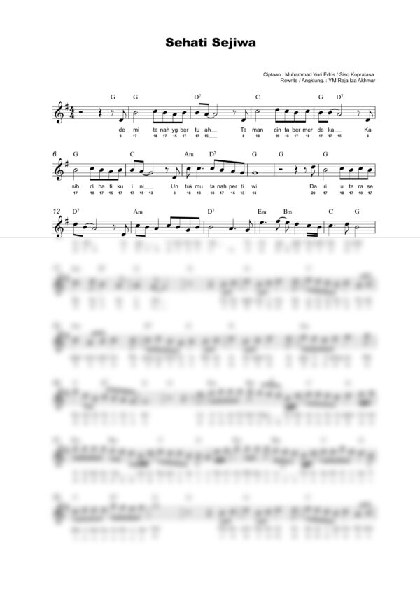 Lagu Patriotik : Sehati Sejiwa