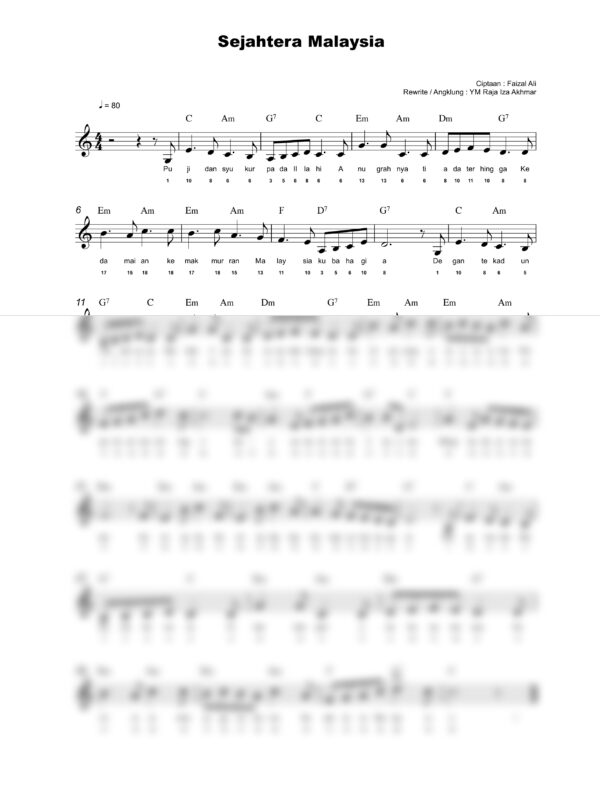 37. Lagu Patriotik - SEJAHTERA MALAYSIA - Full Score_product_preview Lagu Patriotik : Sejahtera Malaysia
