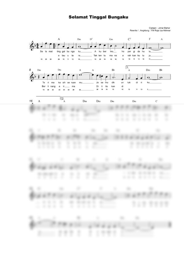 Lagu Patriotik : Selamat Tinggal Malaysia