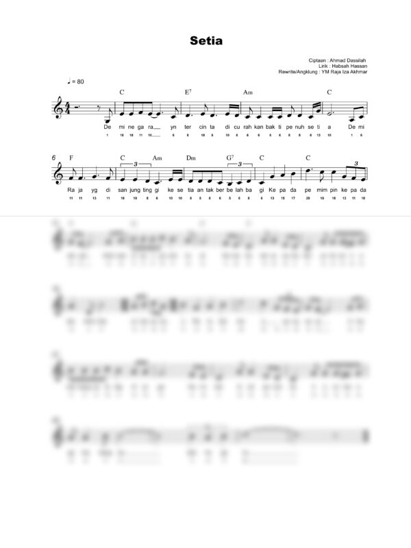 41. Lagu Patriotik - SETIA - Full Score_product_preview Lagu Patriotik : Setia