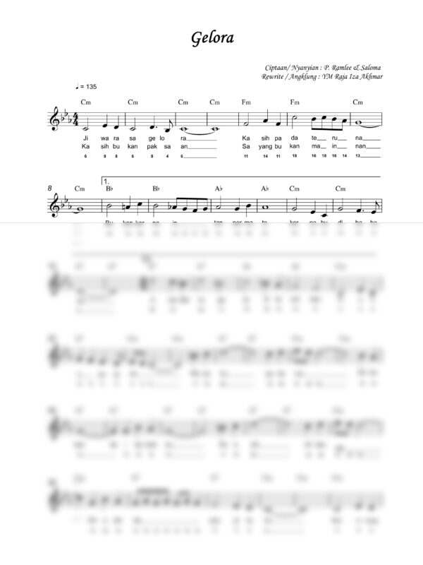41. P. Ramlee - Gelora - Full Score_product_preview P. Ramlee : Gelora