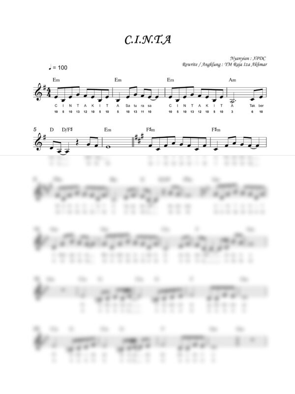 43. Epdc ~ C. I. N .T .A - Full Score_product_preview XPDC : C.I.N.T.A