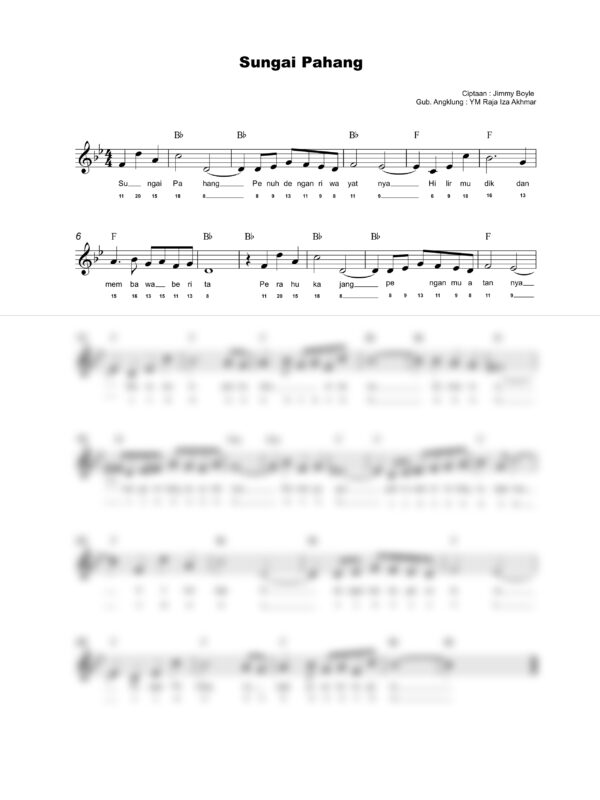 43. Lagu Patriotik - SUNGAI PAHANG - Full Score_product_preview Lagu Patriotik : Sungai Pahang