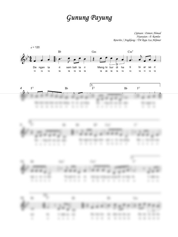 43. P. Ramlee - Gunung Payung - Full Score_product_preview P. Ramlee : Gunung Payung