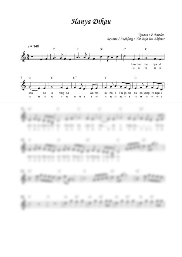 P. Ramlee : Hanya Dikau