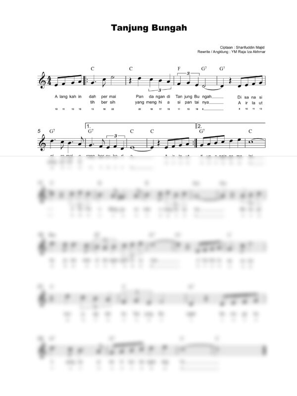 46. Lagu Patriotik - TANJUNG BUNGAH - Full Score_product_preview Lagu Patriotik : Tanjung Bungah