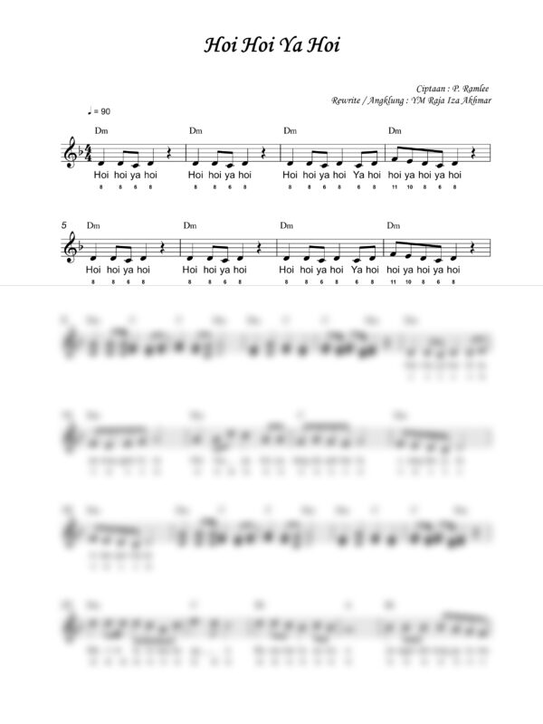 46. P. Ramlee - Hoi Hoi Ya Hoi - Full Score_product_preview P. Ramlee : Hoi Hoi Ya Hoi