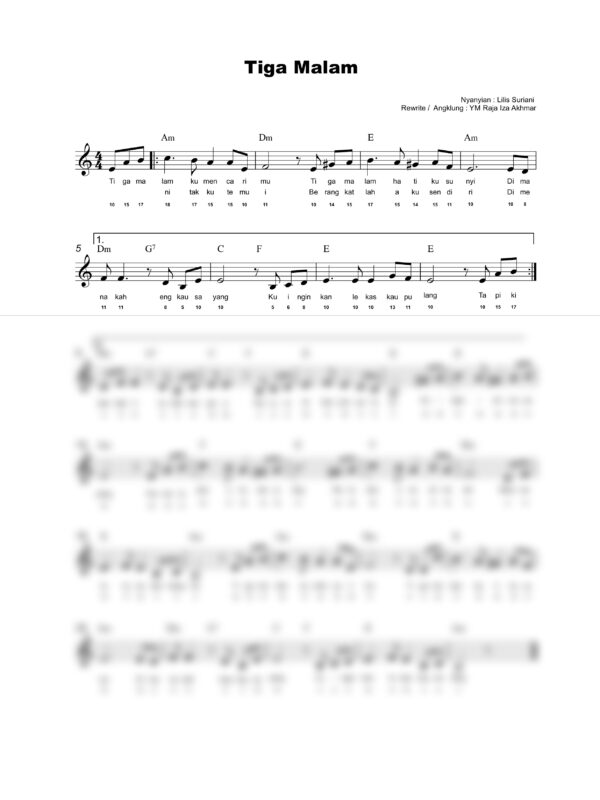 48. Lagu Patriotik - TIGA MALAM - Full Score_product_preview Lagu Patriotik : Tiga Malam