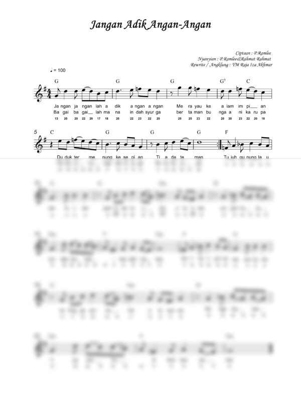 49. P. Ramlee - Jangan Adik Angan-Angan - Full Score_product_preview P. Ramlee : Jangan Adik Angan Angan