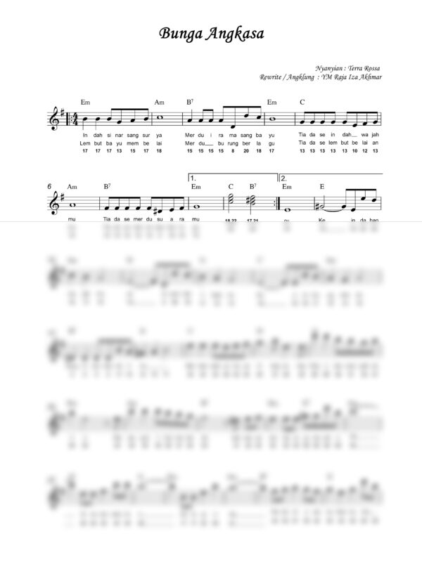 49. Terra Rossa ~ BUNGA ANGKASA - Full Score_product_preview Terra Rosa : Bunga Angkasa