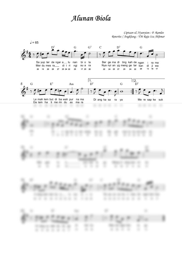 P. Ramlee : Alunan Biola