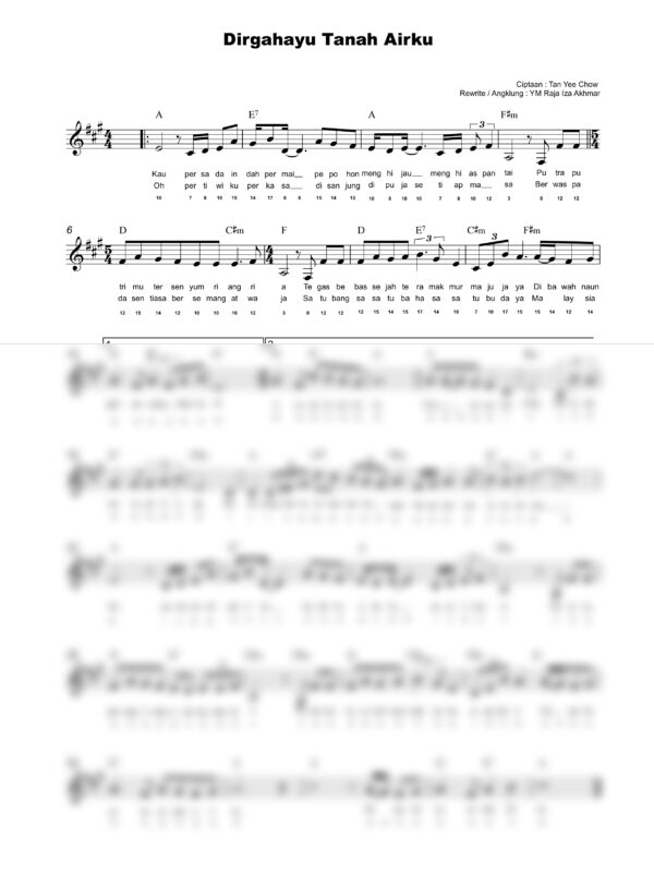 8. Lagu Patriotik - DIRGAHAYU TANAHAIRKU - Full Score_product_preview Lagu Patriotik : Dirgahayu Tanahairku
