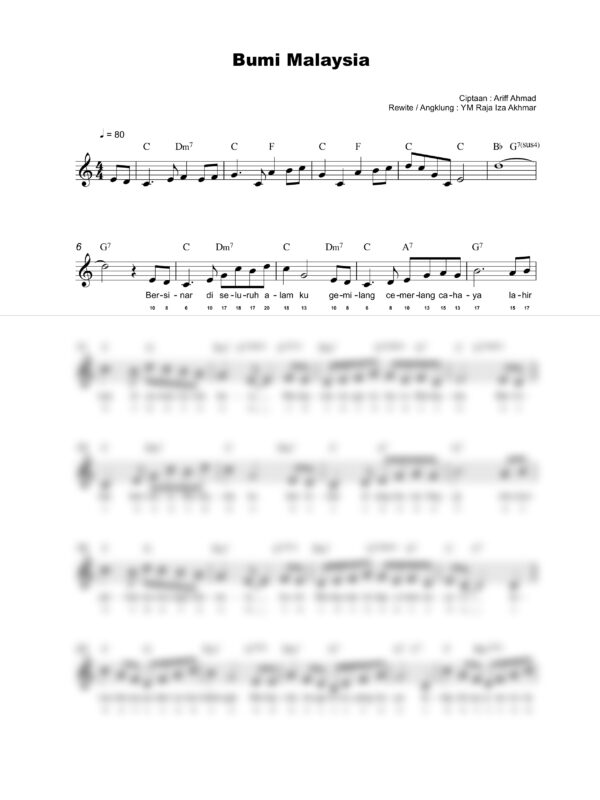 9. Lagu Patriotik - BUMI MALAYSIA - Full Score_product_preview Lagu Patriotik : Bumi Malaysia