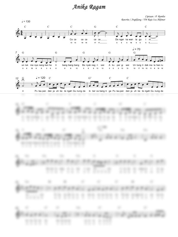 9. P. Ramlee - Anika Ragam - Full Score_product_preview P. Ramlee : Anika Ragam