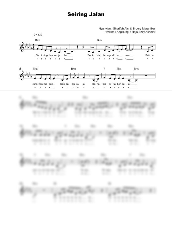 Broery Marantika - SEIRING SEJALAN - Full Score_product_preview Broery : Seiring Sejalan