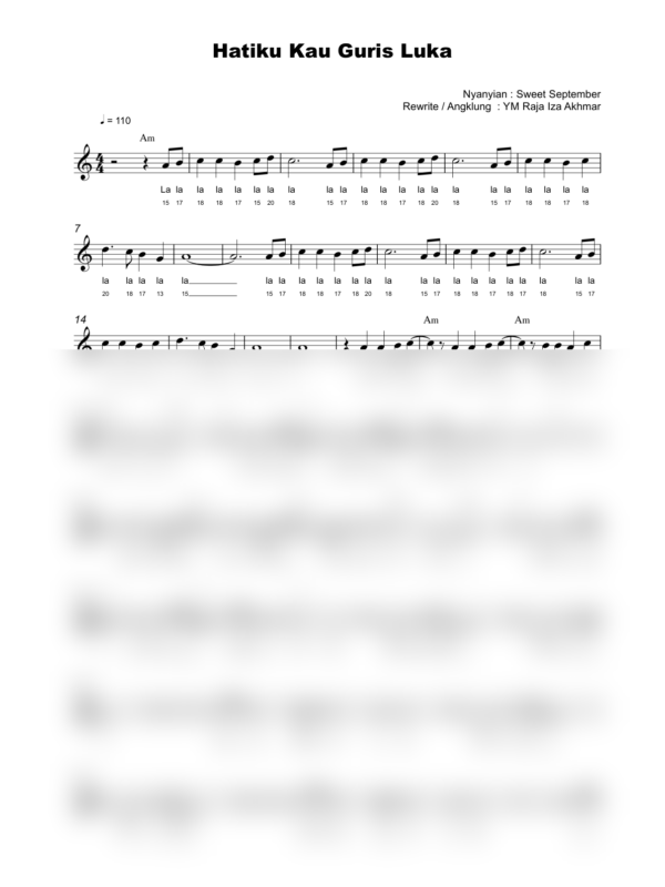 Hatiku_Kau_Guris_Luka_Page1_Sample_40percent_Clear (1) Sweet September : Hati Ku Kau Guris Luka