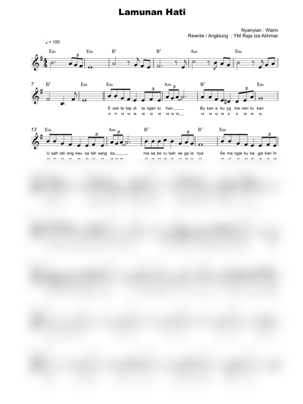 Lamunan_Hati_Page1_Sample_40percent_Clear Wann : Lamunan Hati