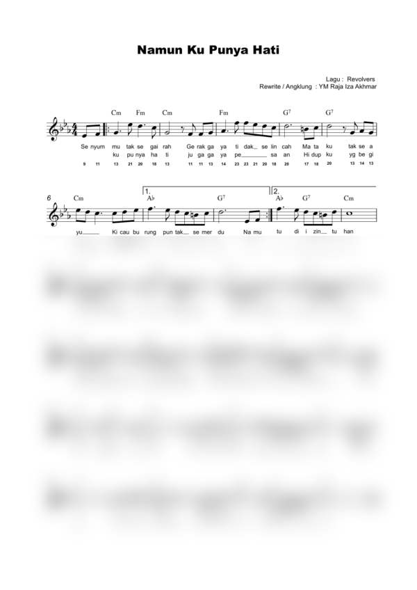 Revolvers : Namun Ku Punya Hati